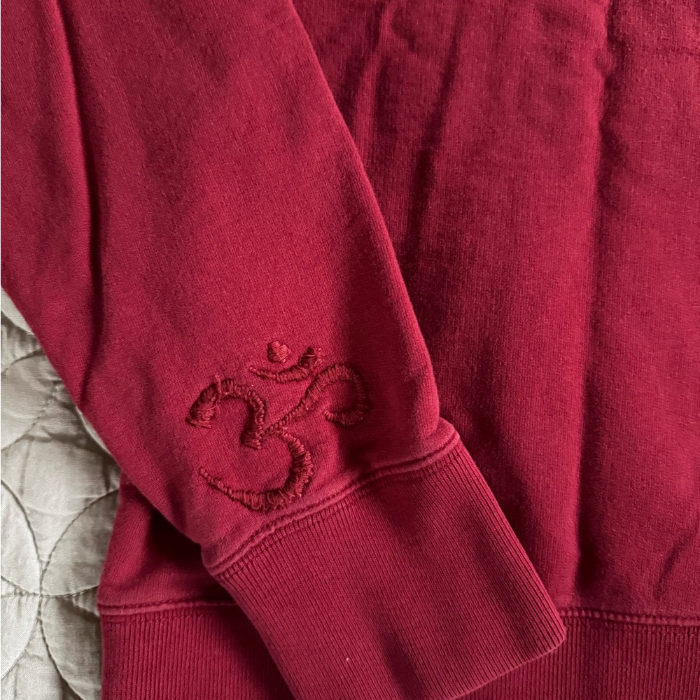 Lucky Red Hoodie with Embroidered Logo - Picture 5 of 5